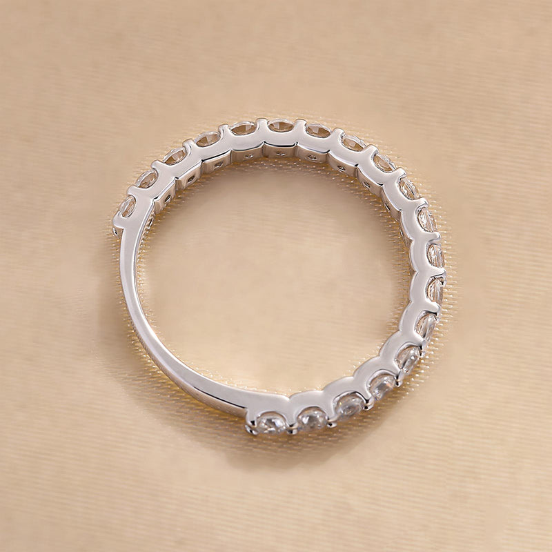 Stylishwe 1.0 carat round cut eternity ring 